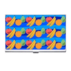 Fruit Texture Wave Fruits Business Card Holder by Askadina