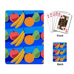 Fruit Texture Wave Fruits Playing Cards Single Design (rectangle)