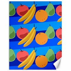 Fruit Texture Wave Fruits Canvas 12  X 16  by Askadina