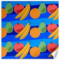 Fruit Texture Wave Fruits Canvas 16  X 16  by Askadina