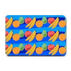 Fruit Texture Wave Fruits Small Doormat by Askadina