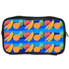 Fruit Texture Wave Fruits Toiletries Bag (one Side) by Askadina