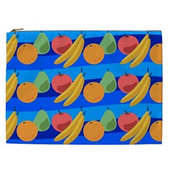 Fruit Texture Wave Fruits Cosmetic Bag (xxl) by Askadina