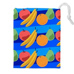 Fruit Texture Wave Fruits Drawstring Pouch (5xl) by Askadina