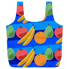 Fruit Texture Wave Fruits Full Print Recycle Bag (xxl) by Askadina