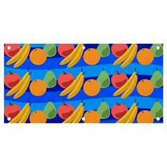 Fruit Texture Wave Fruits Banner And Sign 4  X 2  by Askadina