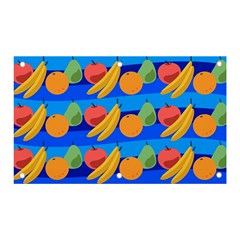 Fruit Texture Wave Fruits Banner And Sign 5  X 3  by Askadina