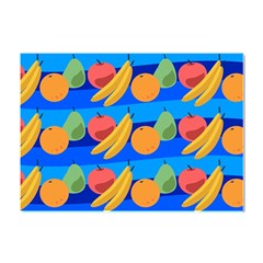 Fruit Texture Wave Fruits Crystal Sticker (a4) by Askadina