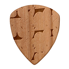 Fruit Texture Wave Fruits Wood Guitar Pick (set Of 10) by Askadina