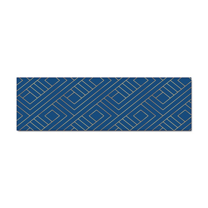 Plaid Background Blue Sticker Bumper (100 pack)