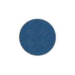 Plaid Background Blue Golf Ball Marker (4 Pack) by Askadina