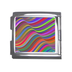 Psychedelic Surreal Background Mega Link Italian Charm (18mm) by Askadina