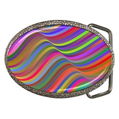 Psychedelic Surreal Background Belt Buckles