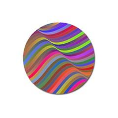 Psychedelic Surreal Background Magnet 3  (round) by Askadina