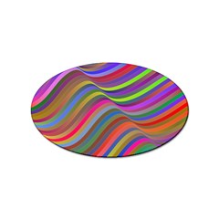 Psychedelic Surreal Background Sticker Oval (10 Pack) by Askadina