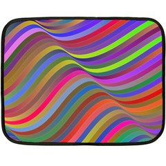 Psychedelic Surreal Background Two Sides Fleece Blanket (mini) by Askadina