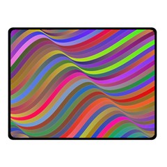 Psychedelic Surreal Background Two Sides Fleece Blanket (small) by Askadina