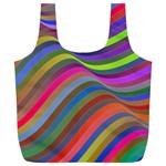 Psychedelic Surreal Background Full Print Recycle Bag (XL) Front