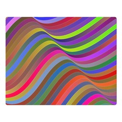 Psychedelic Surreal Background Two Sides Premium Plush Fleece Blanket (large) by Askadina