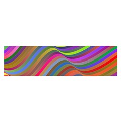 Psychedelic Surreal Background Oblong Satin Scarf (16  X 60 ) by Askadina