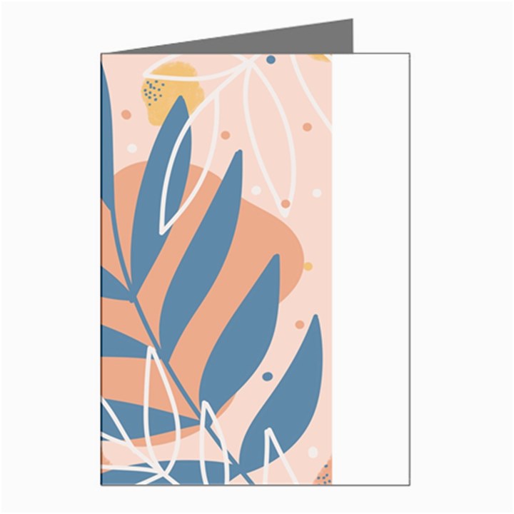 Summer Pattern Tropical Design Nature Green Plant Greeting Cards (Pkg of 8)