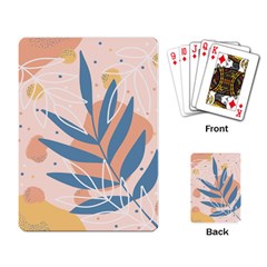 Summer Pattern Tropical Design Nature Green Plant Playing Cards Single Design (rectangle)