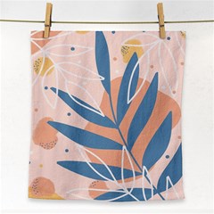 Summer Pattern Tropical Design Nature Green Plant Face Towel