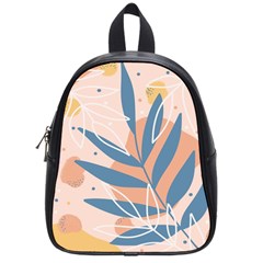 Summer Pattern Tropical Design Nature Green Plant School Bag (small)