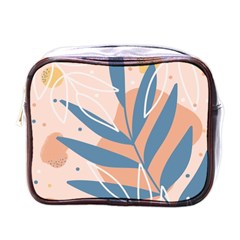 Summer Pattern Tropical Design Nature Green Plant Mini Toiletries Bag (one Side)