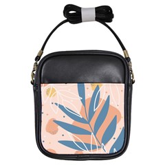 Summer Pattern Tropical Design Nature Green Plant Girls Sling Bag