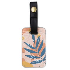 Summer Pattern Tropical Design Nature Green Plant Luggage Tag (one Side)