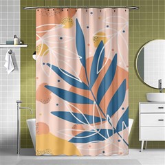 Summer Pattern Tropical Design Nature Green Plant Shower Curtain 48  X 72  (small) 