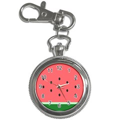 Watermelon Melon Fruit Healthy Food Meal Breakfast Lunch Juice Lemonade Summer Key Chain Watches by Maspions