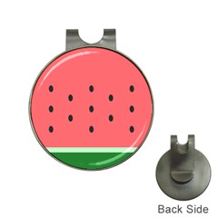 Watermelon Melon Fruit Healthy Food Meal Breakfast Lunch Juice Lemonade Summer Hat Clips With Golf Markers by Maspions