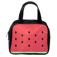 Watermelon Melon Fruit Healthy Food Meal Breakfast Lunch Juice Lemonade Summer Classic Handbag (one Side) by Maspions