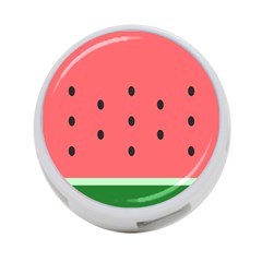 Watermelon Melon Fruit Healthy Food Meal Breakfast Lunch Juice Lemonade Summer 4-port Usb Hub (two Sides) by Maspions