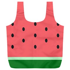 Watermelon Melon Fruit Healthy Food Meal Breakfast Lunch Juice Lemonade Summer Full Print Recycle Bag (xxxl) by Maspions