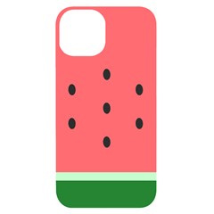 Watermelon Melon Fruit Healthy Food Meal Breakfast Lunch Juice Lemonade Summer Iphone 14 Black Uv Print Case by Maspions