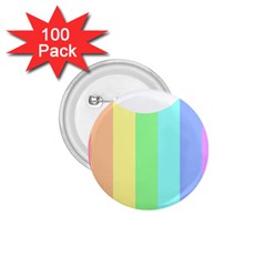 Rainbow Cloud Background Pastel Template Multi Coloured Abstract 1 75  Buttons (100 Pack) 