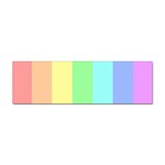 Rainbow Cloud Background Pastel Template Multi Coloured Abstract Sticker (Bumper) Front