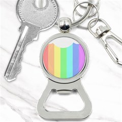 Rainbow Cloud Background Pastel Template Multi Coloured Abstract Bottle Opener Key Chain by Maspions