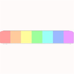 Rainbow Cloud Background Pastel Template Multi Coloured Abstract Small Bar Mat