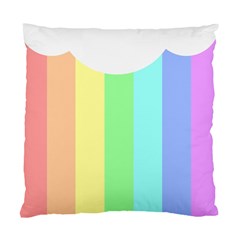 Rainbow Cloud Background Pastel Template Multi Coloured Abstract Standard Cushion Case (one Side)