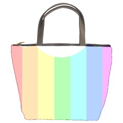 Rainbow Cloud Background Pastel Template Multi Coloured Abstract Bucket Bag