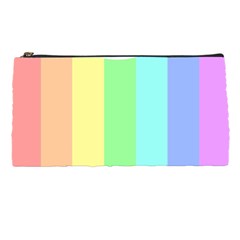 Rainbow Cloud Background Pastel Template Multi Coloured Abstract Pencil Case