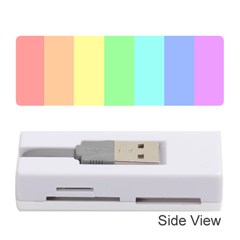 Rainbow Cloud Background Pastel Template Multi Coloured Abstract Memory Card Reader (stick)