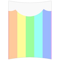 Rainbow Cloud Background Pastel Template Multi Coloured Abstract Back Support Cushion