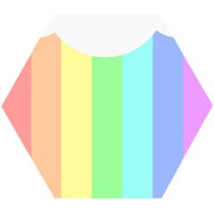 Rainbow Cloud Background Pastel Template Multi Coloured Abstract Wooden Puzzle Hexagon