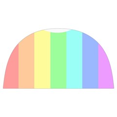 Rainbow Cloud Background Pastel Template Multi Coloured Abstract Anti Scalding Pot Cap