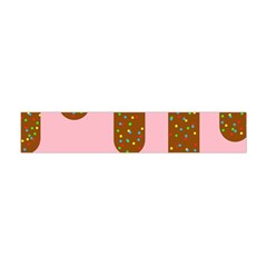 Ice Cream Dessert Food Cake Chocolate Sprinkles Sweet Colorful Drip Sauce Cute Premium Plush Fleece Scarf (mini) by Maspions